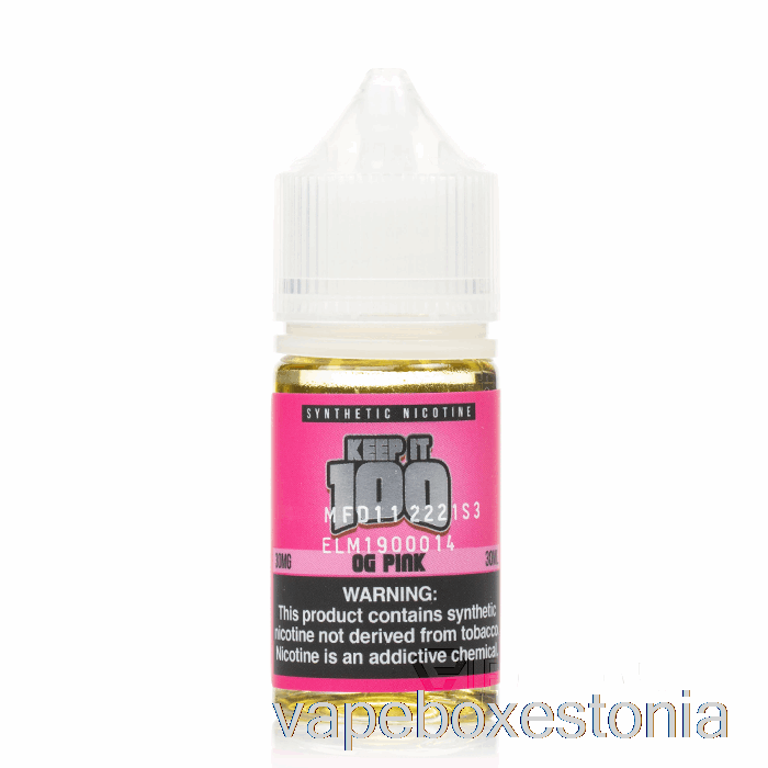 Vape Box Estonia Ja Roosad Soolad - Hoia 100-30ml 30mg